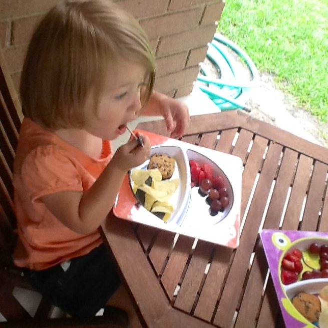 "Lunch Bunch" on the patio www.mytributejournal.com