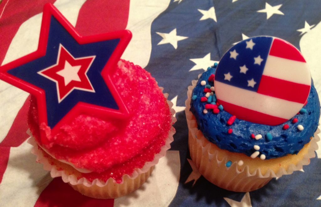 4th of July cupcakes