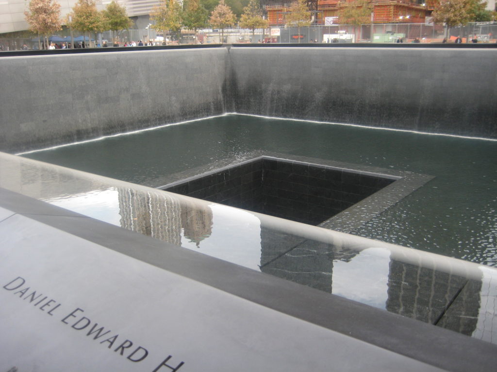 Memorial pools at Ground Zero www.mytributejournal.com