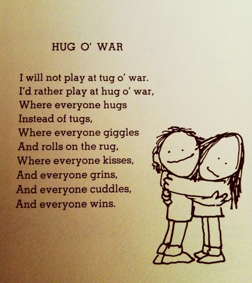 "Hug O' War" by Shel Silverstein