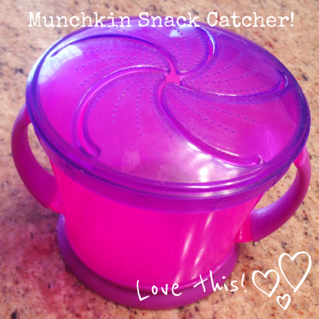 Munchkin Snack Catcher! Grandma's favorite things! www.mytributejournal.com
