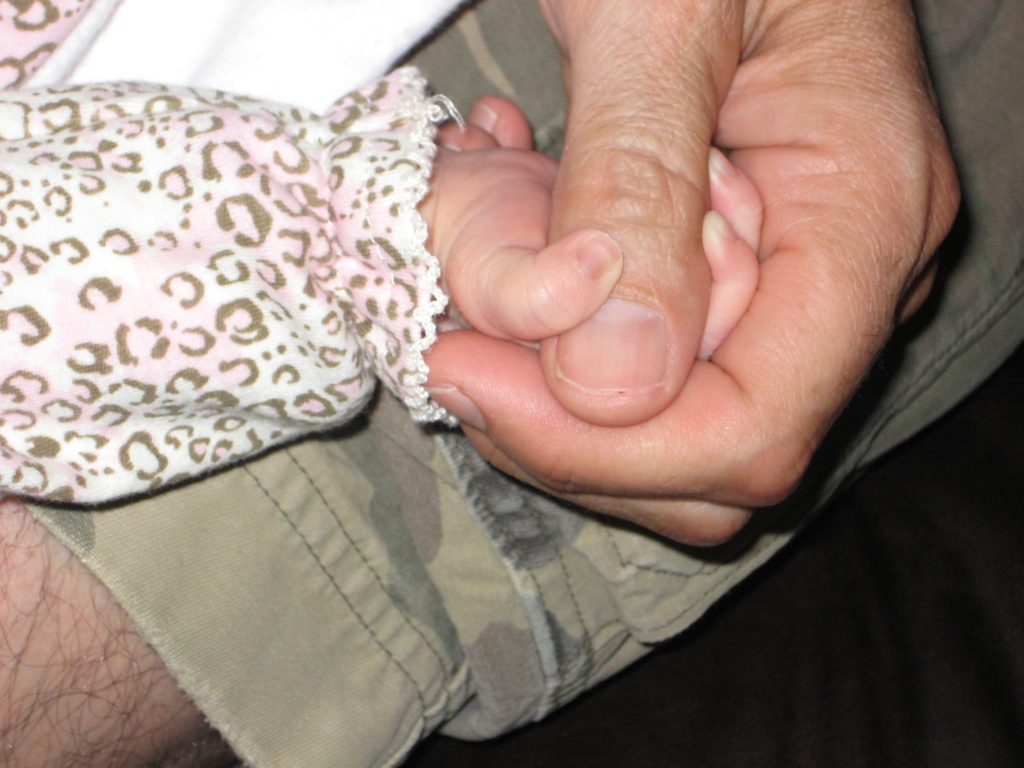 Celebrating Life!  Grandpa and granddaughter!  www.mytributejournal.com  