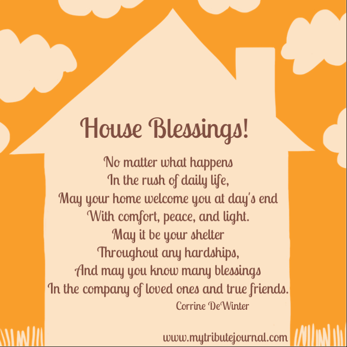 House Blessings! www.mytributejurnal.com