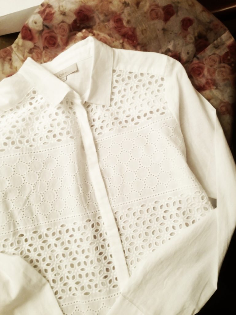 White eyelet shirt www.mytributejournal.com 