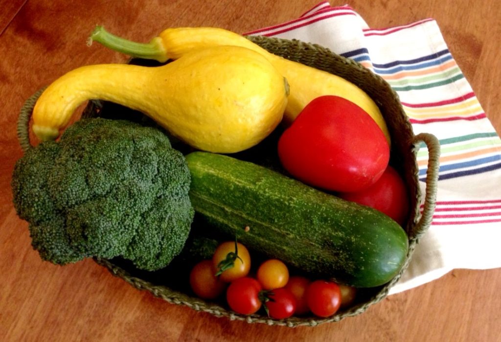 Garden Therapy! Fresh garden produce. www.mytributejournal.com