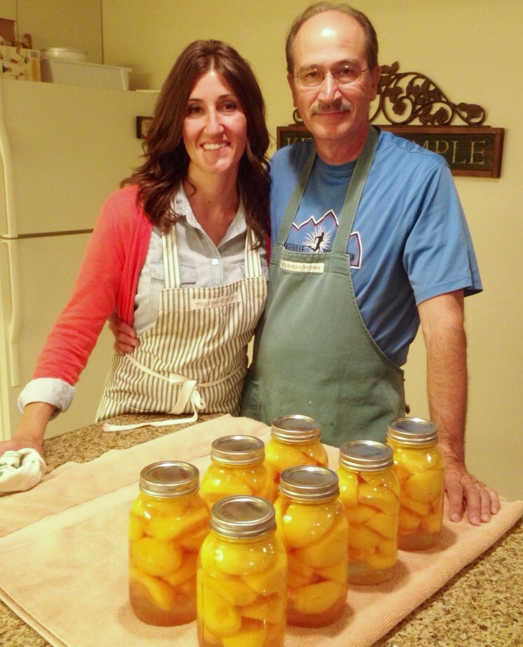 Canning peaches www.mytributejournal.com
