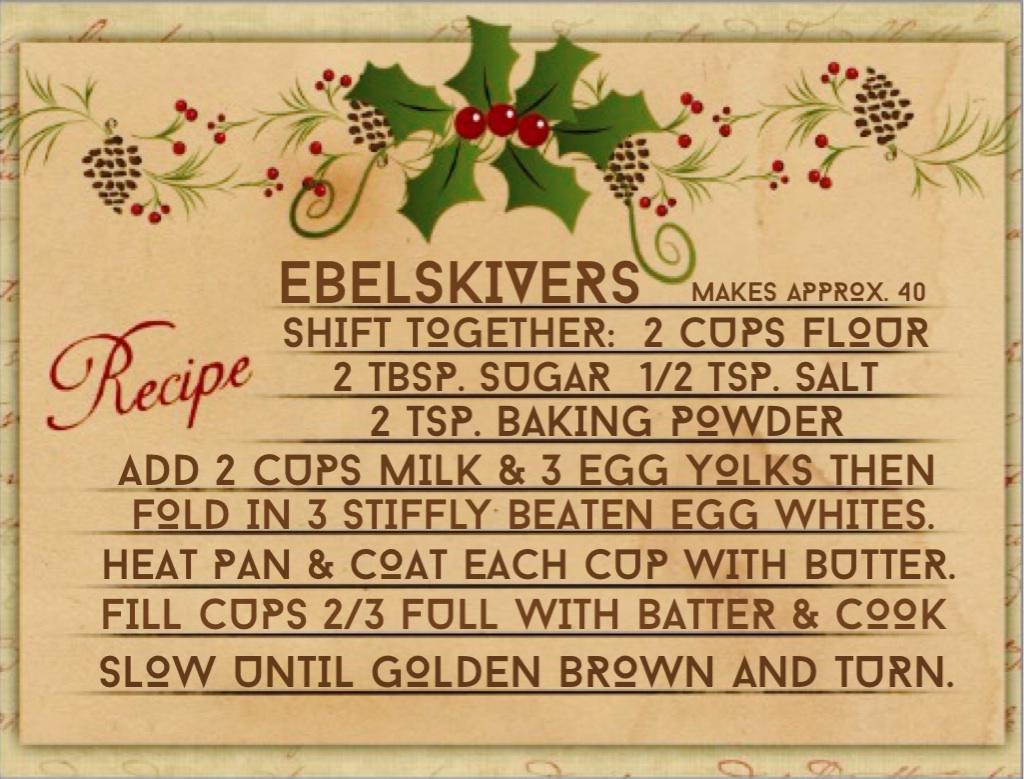 Ebelskivers Recipe! www.mytributejournal.com