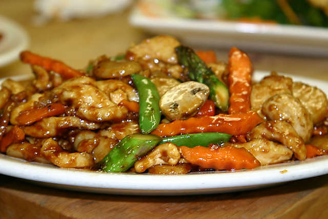 Mandarin Restaurant's cashew chicken. www.mytributtejournal.com