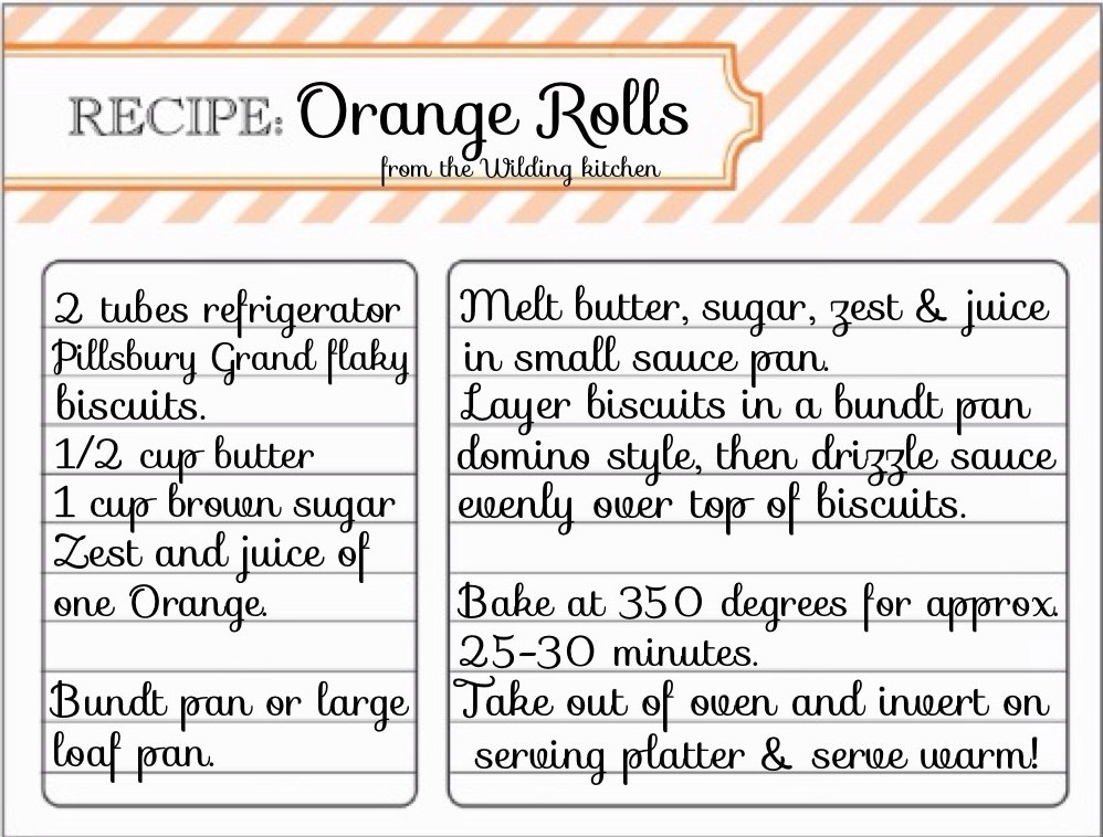 Easy Orange Roll Recipe! www.mytributejournal.com