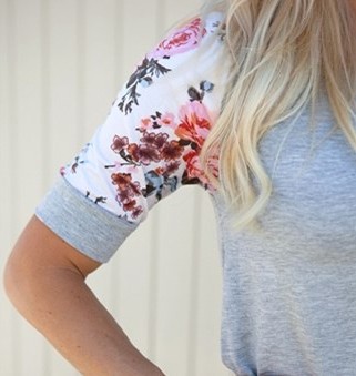 Flower sleeve top by Jane.com www.mytributejournal.com