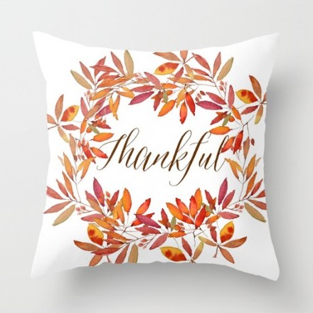 Craftberrybush "Thankful" pillow.