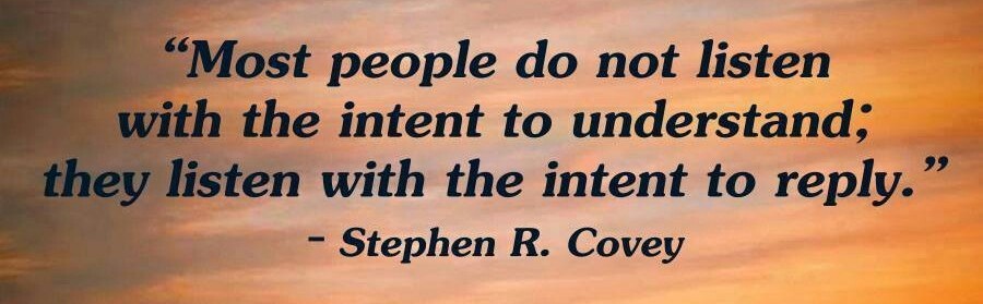 Stephen Covey quote.