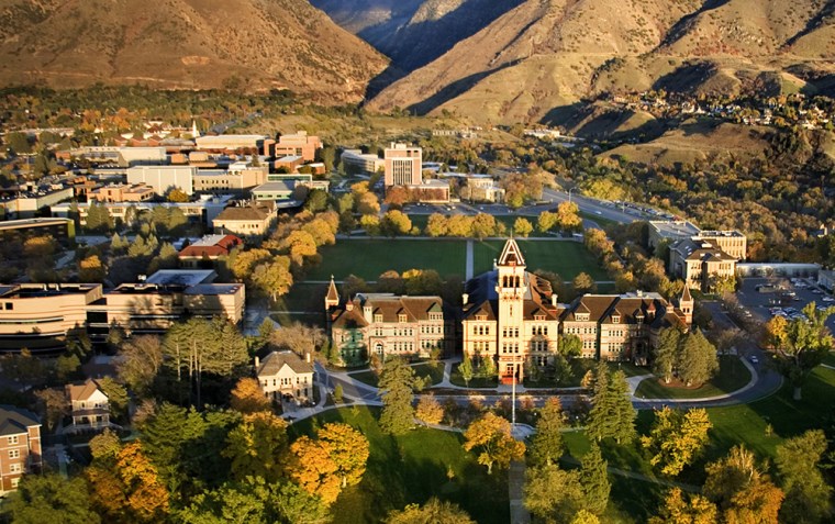 The campus of Utah Sate Univeristy.