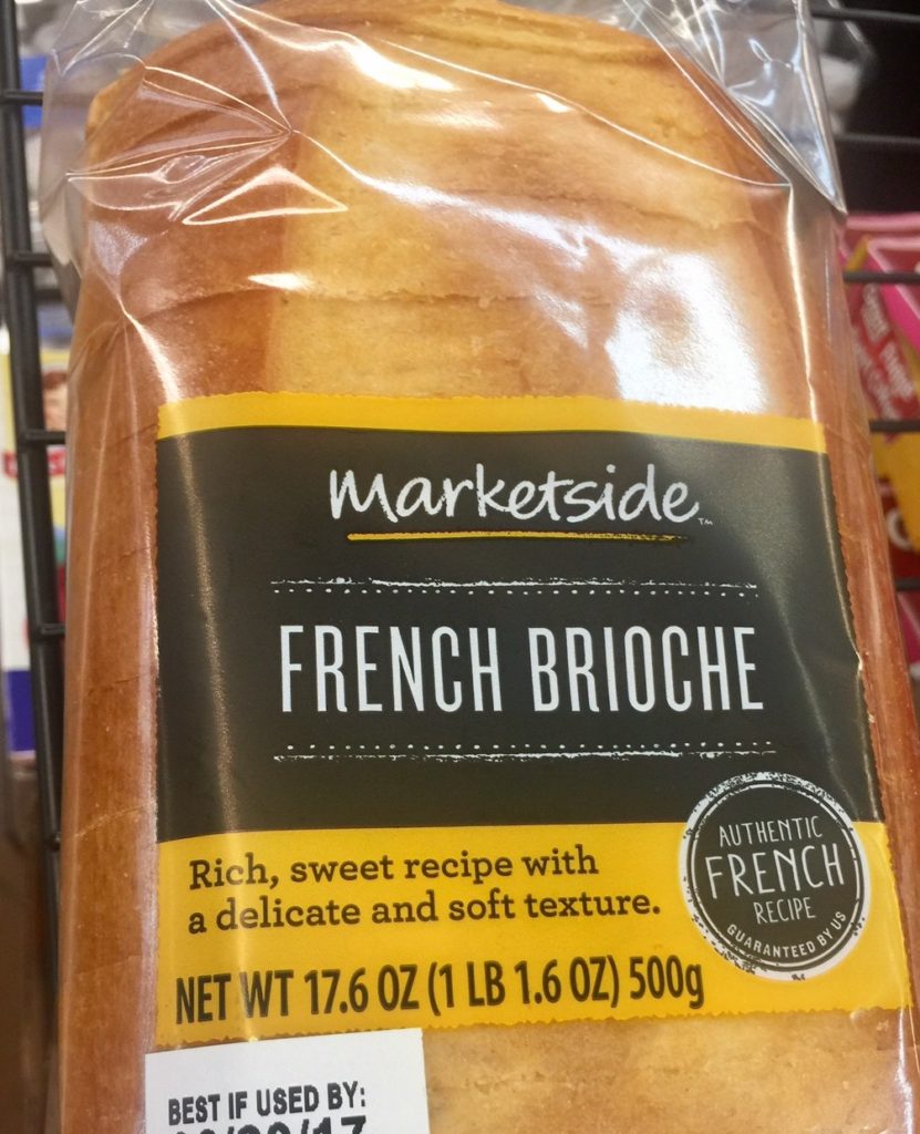 Brioche bread.