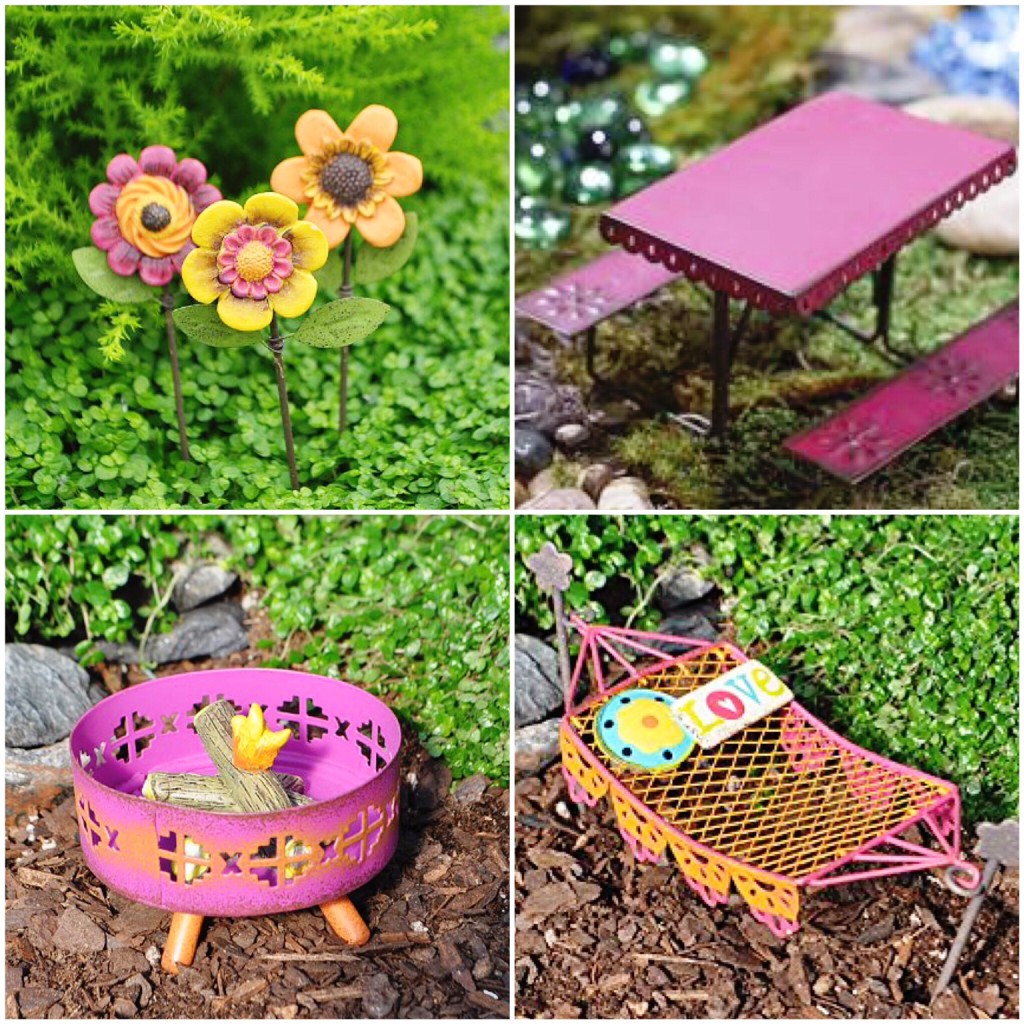 Fairy garden accessories.