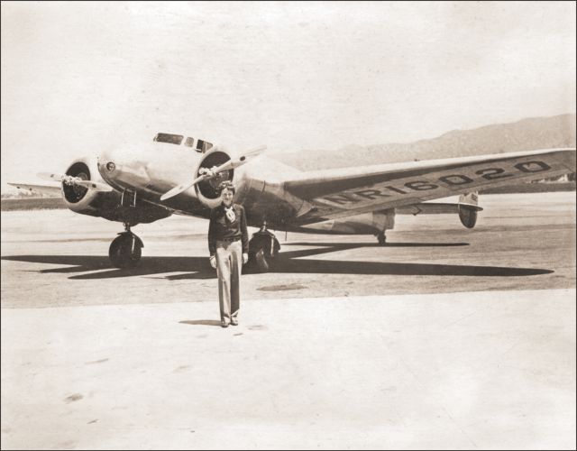 Amelia Earhart final flight.