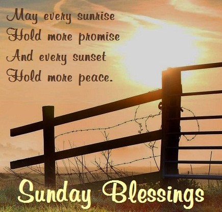 Sunday blessings