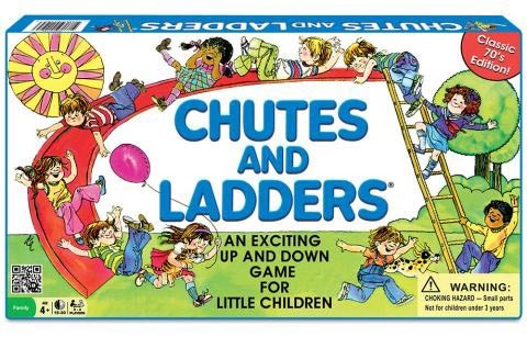 Chutes and Ladders board game.