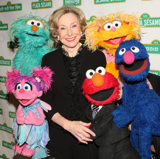 Joan Ganz Cooney: Sesame Street workshop co-founder.