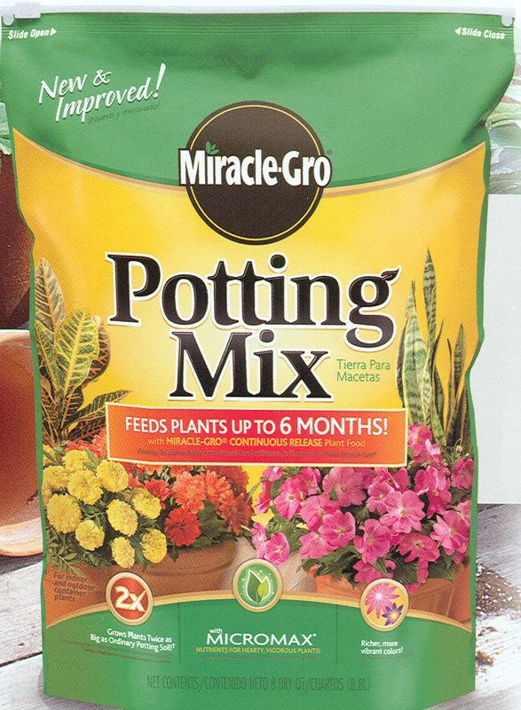 Miracle Grow potting soil.