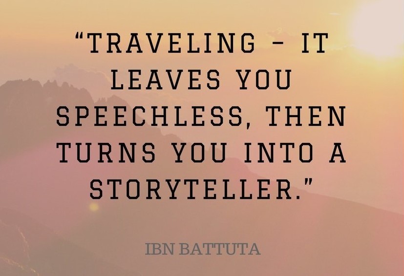 Travel quote.