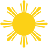 Sun symbol.