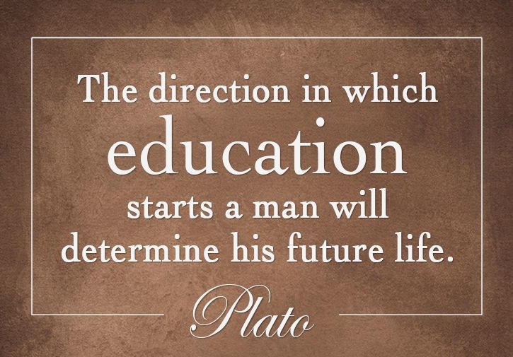 Plato quote on education.