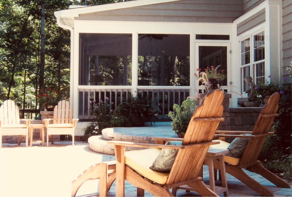 Quaint southern porches.