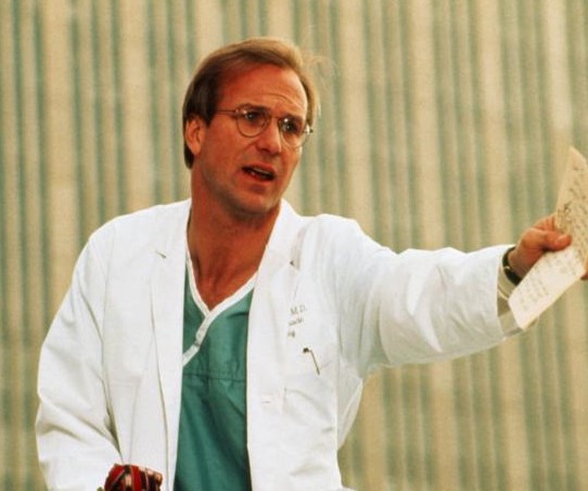 William Hurt in the movie, "The Doctor".