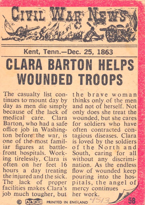 Admirable Women! Clara Barton, A Pioneering Humanitarian