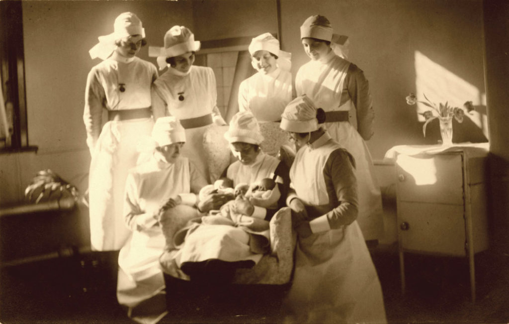 Vintage nurse picture.