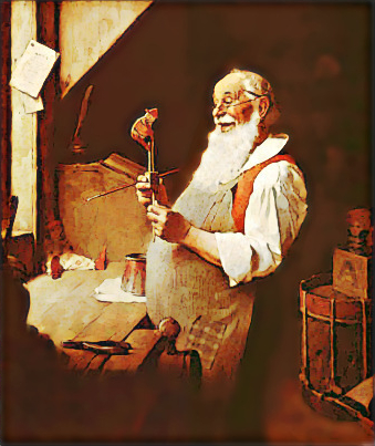 Norman Rockwell Santa